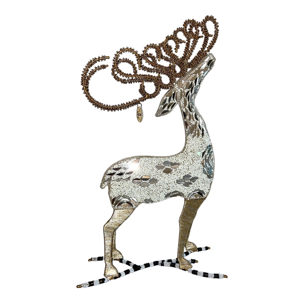 MacKenzie-Childs Snowfall Beaded Deer